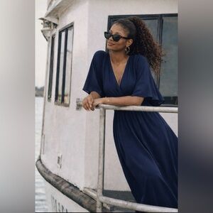 Lovestitch Starchild Kimono Sleeve Maxi Dress NWOT Size Medium